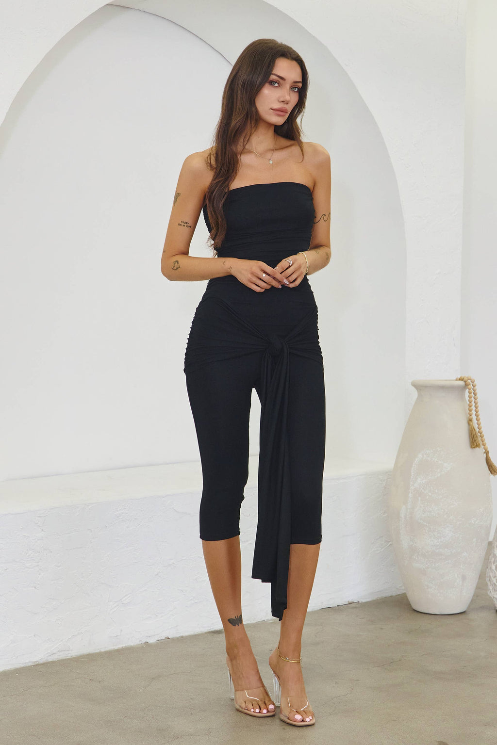 It Girl Capri Romper