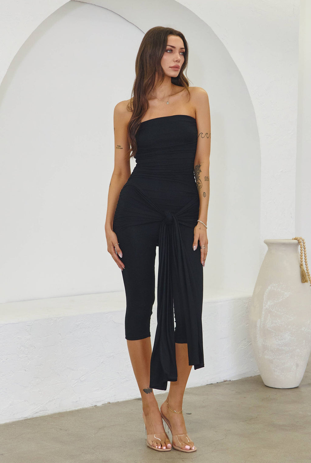 It Girl Capri Romper